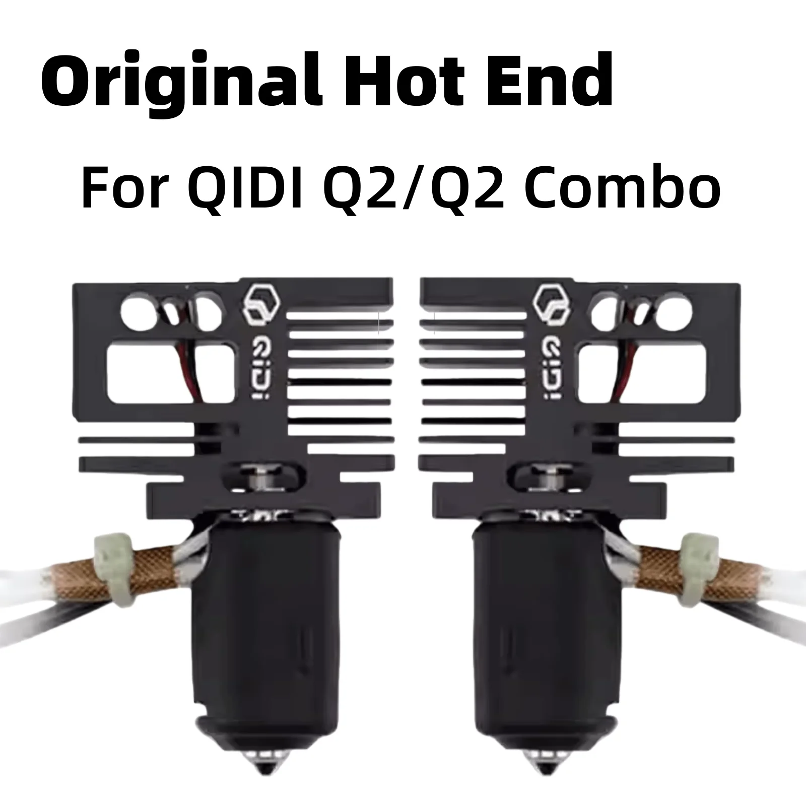 

For QIDI Q2 Q2 Combo Original Hotend 3D Printer Bimetallic Quick replacement nozzle 0.2/0.4/0.6/0.8mm For QIDI Q2 Hotend parts