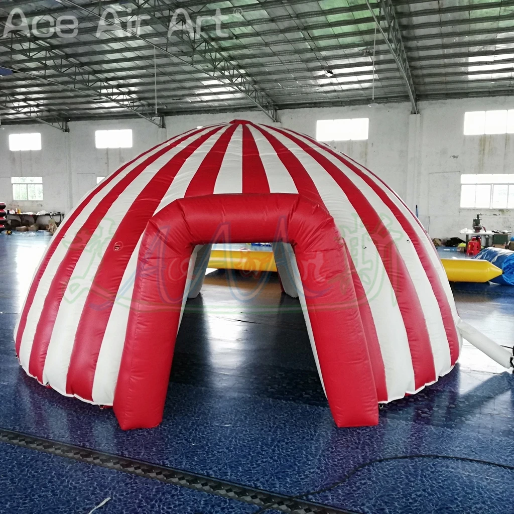 Tragbares, kundenspezifisches, riesiges aufblasbares Kuppelzelt, Zirkuszelt, aufblasbares Iglu-Festzelt für Veranstaltungen im Freien