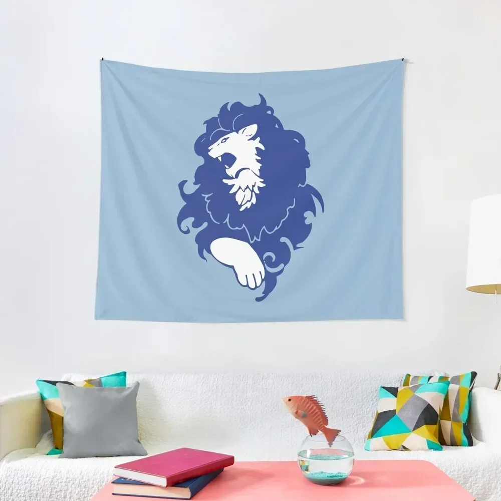 

Fire Emblem: Three Houses - Blue Lions Emblem [Colored] Tapestry Room Aesthetic Room Decorations Wall Hanging Wall Tapestry