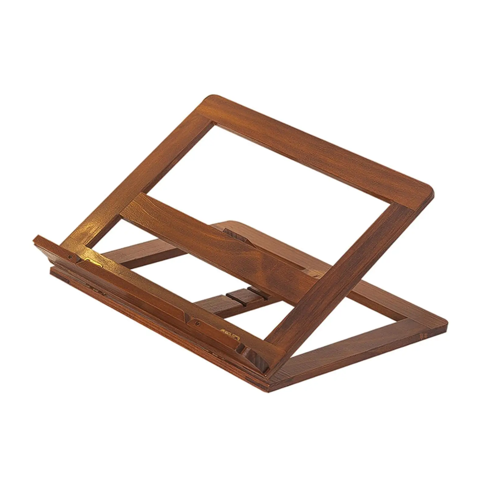 Wooden Book Stand Foldable Study Reading Rack for Home Tablet PC Music Notes