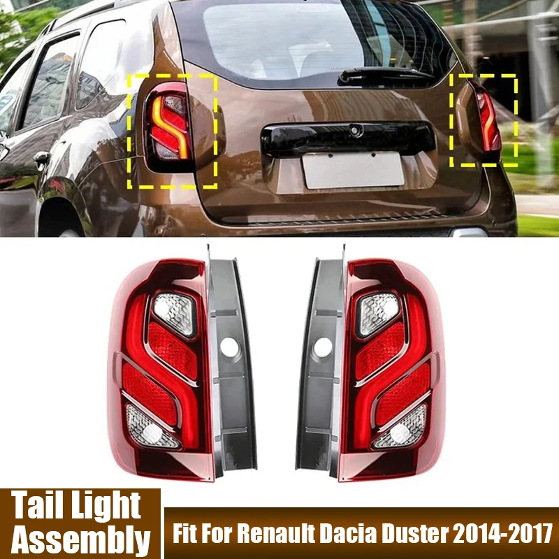 

Car Accessories New Tail Light Rear Brake Light Signal Lamp Assembly Fit For Renault Dacia Duster 2014 2015 2016 2017 265503668R