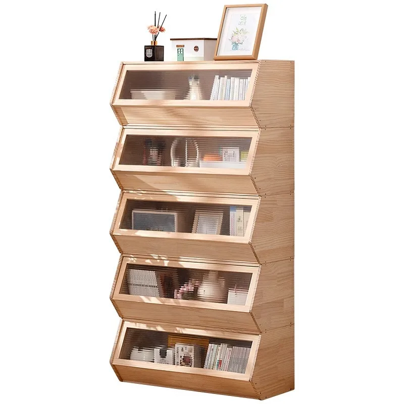 

CreativitySimple bookshelf Floor-to-ceiling bookcase Children's reading area Picture book rack Wall shelf Living room Home