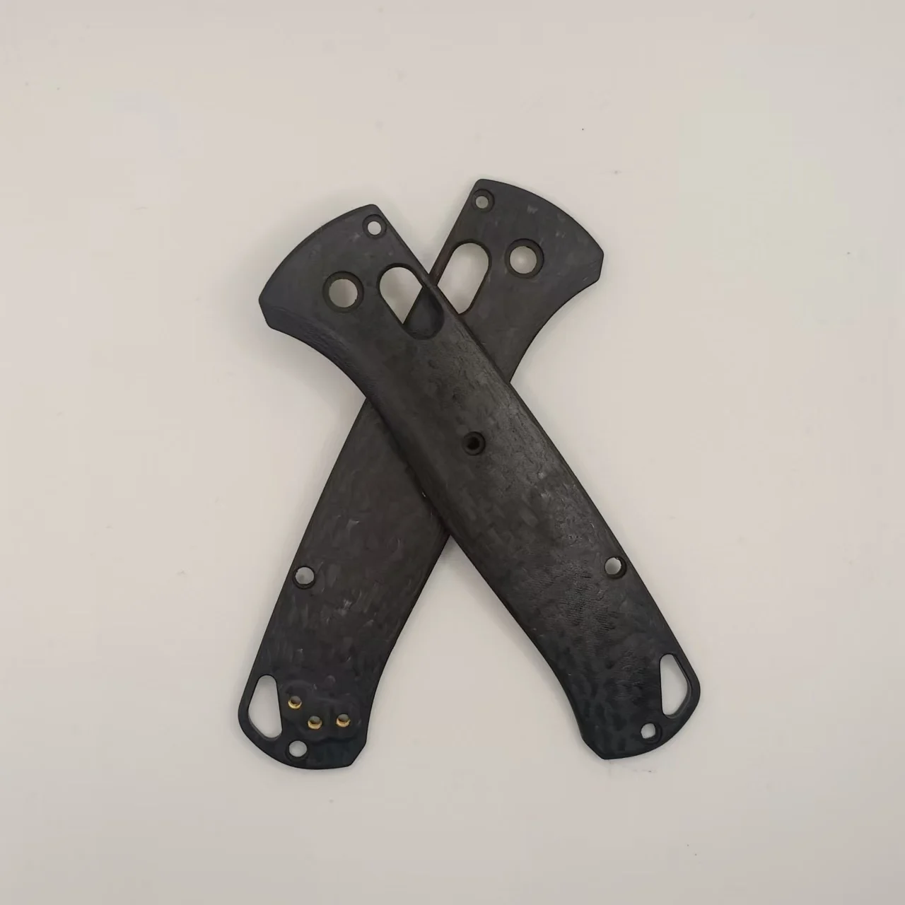 1 Pair Custom Made 3K Carbon Fiber Handle Scales For Benchmade Bugout 535 DIY Accessories