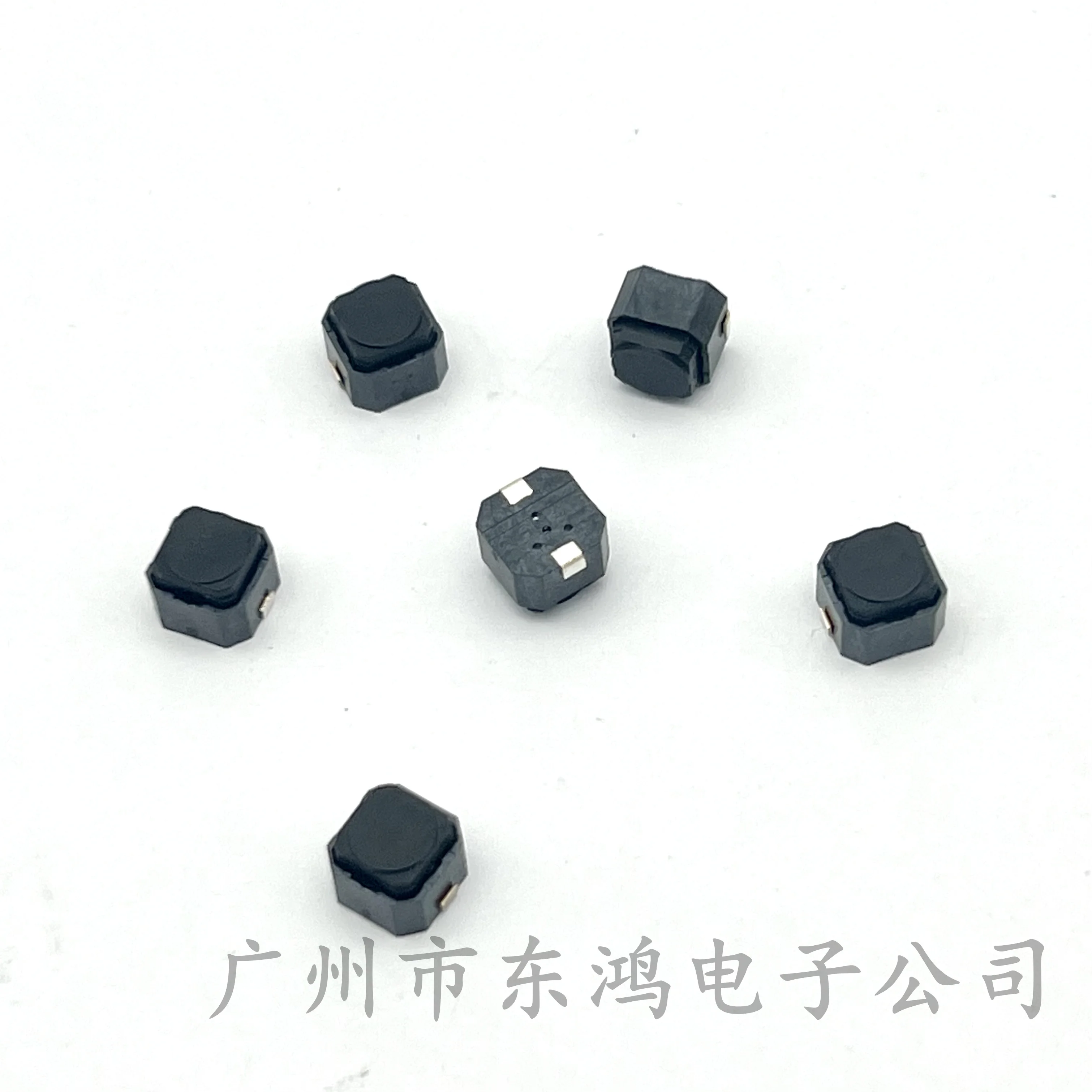 10 PCS ALPS SKPMAME010 Low Contact Resistance Type (Surface Mount 6x6x5 Tact Switch Black
