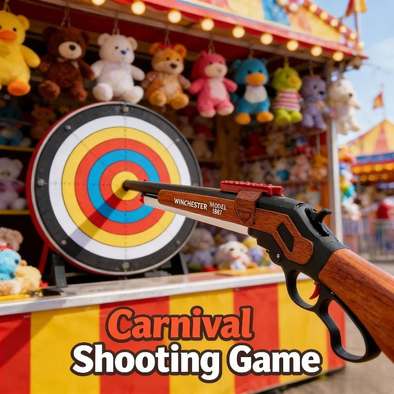 

M1887 Winchester Throwing Shell Toy Gun Soft Bullet Airsoft Launcher Outdoor Sports CS Game Weapon Pistola Weapon for Boys Gift