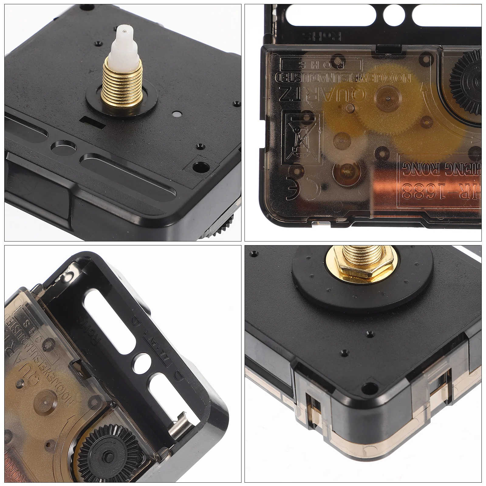 

1Set Metal Clock Movement Silent Mechanism with Hour Minute Second Hands for Wall Clock DIY Repair Replacement Kit