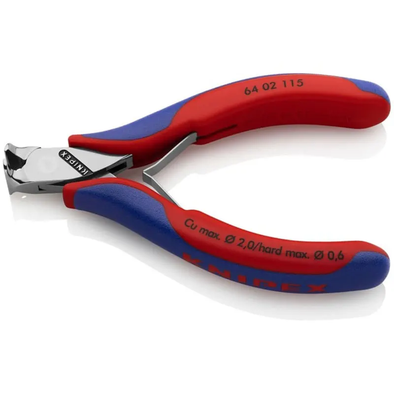 KNIPEX 64 02 115 Cutting Plier Oil-hardened Rust Protection Electronics End Cutting Nipper Easy Operation Low-friction Hand Tool