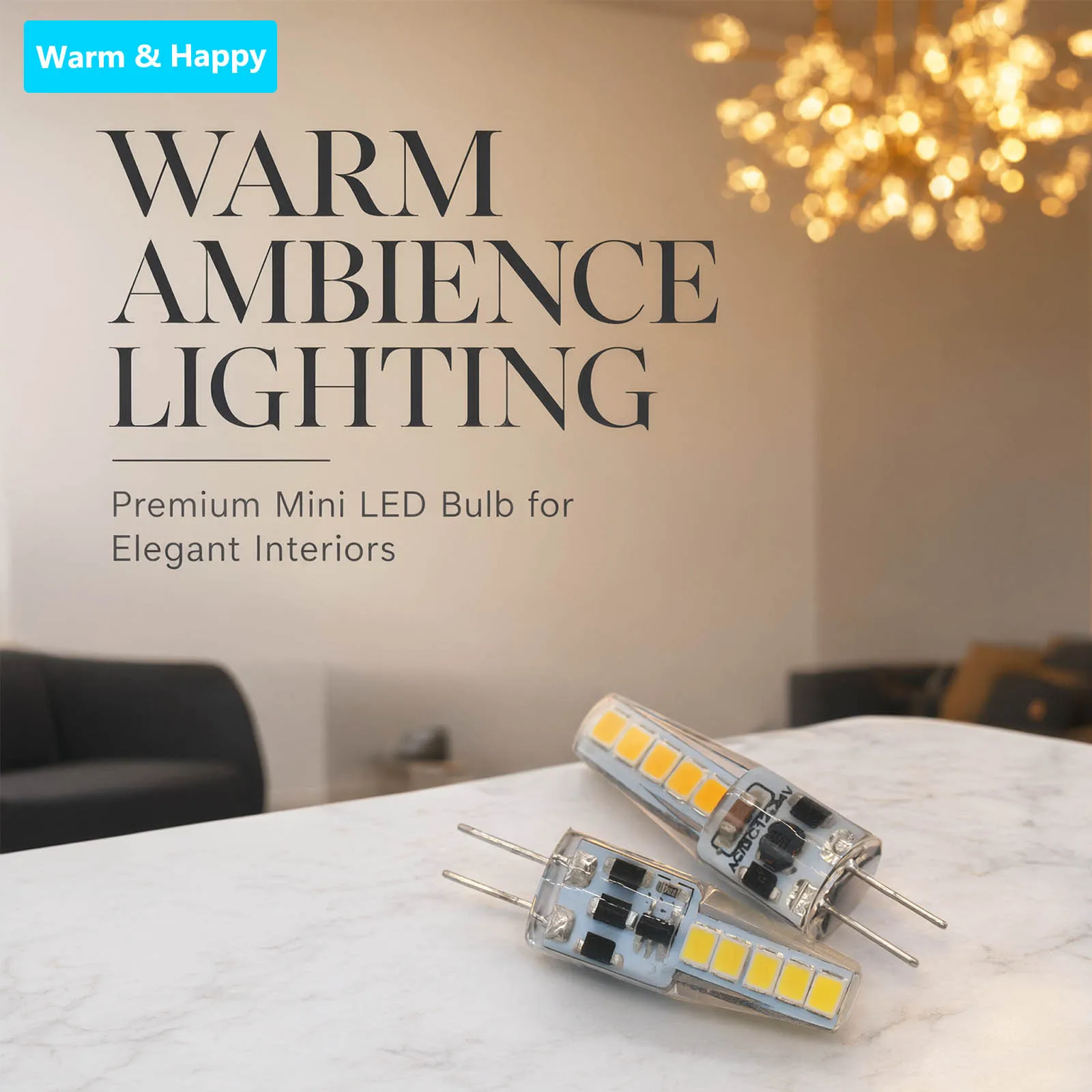 1-5Pcs LED Bulb G4 2W ACDC12V 24V SMD 2835  Miniature Bulbs Cold Warm Color Pendant Light Replacement Halogen Lamp Lighting DIY