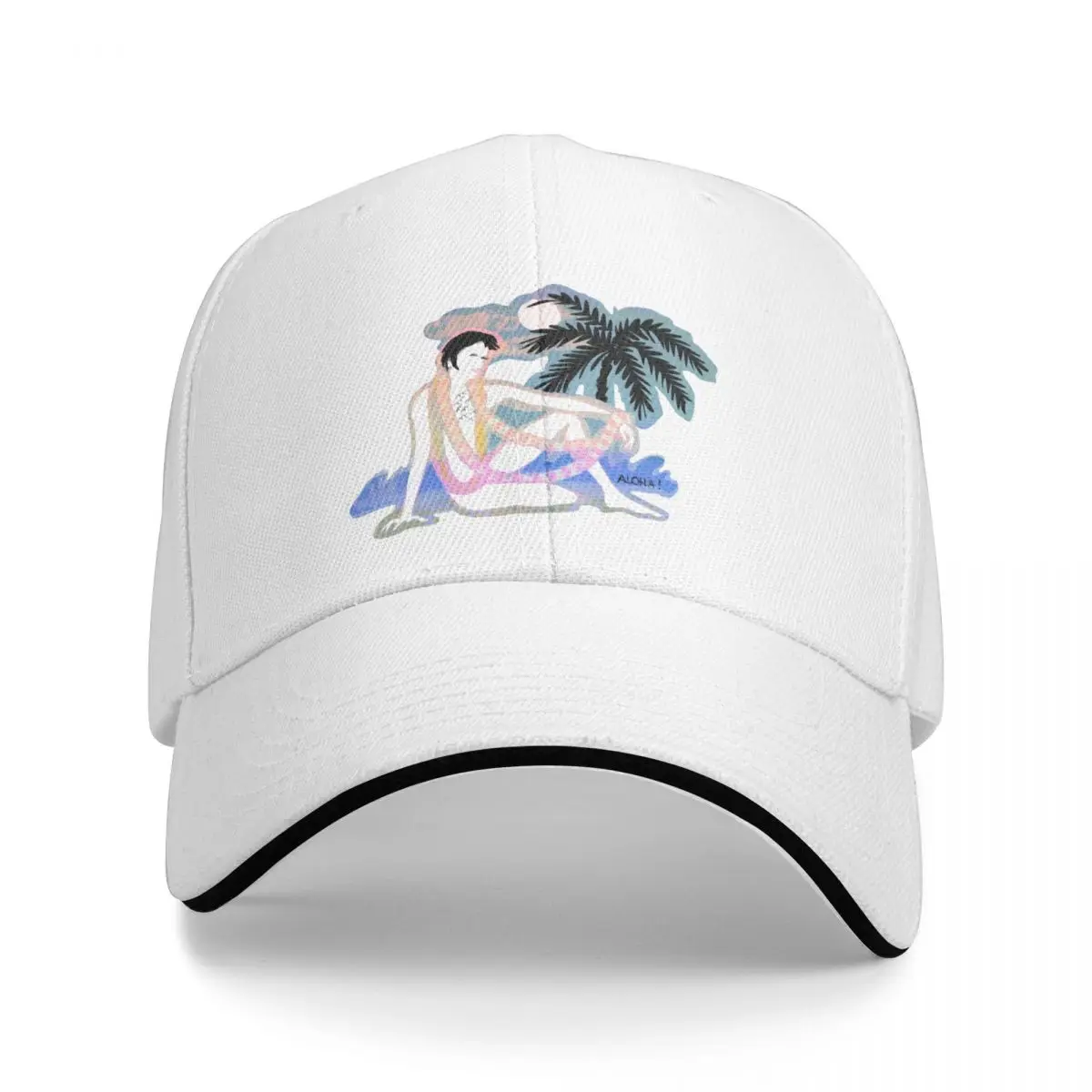 Aloha ! (Cut-out version) Baseball Cap Dropshipping Luxury Hat Golf Hat Man Trucker Hat Golf Men Women's