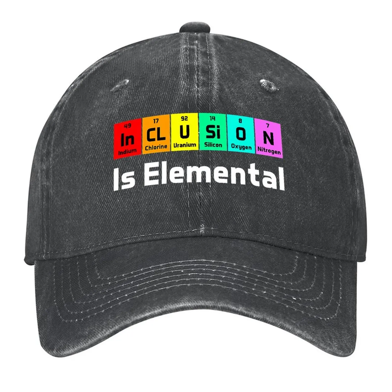 

Inclusion Is Elemental LGBT Flag Gay Pride Baseball Cap Bobble Hat |-F-| Funny hats Christmas Hat Mens Women's
