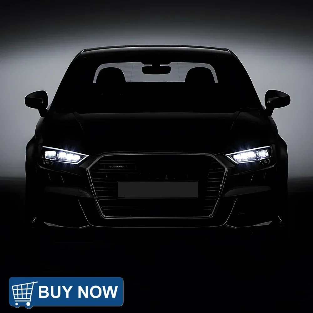 For Audi A3 S3 RS3 2013-2021 Car Front Lamps Assembly Upgrade High Configuration LED Projector Lens Auto Headlights Accessories