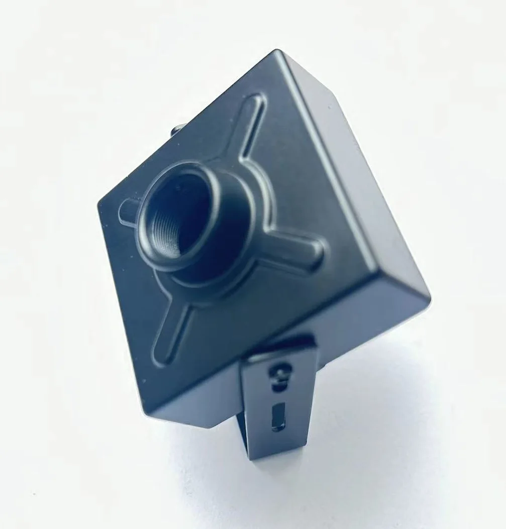 Dupla camada câmera Metal Shell, Carro montado Shell câmera quadrada, Placa-mãe de segurança, 38*38 Device Shell