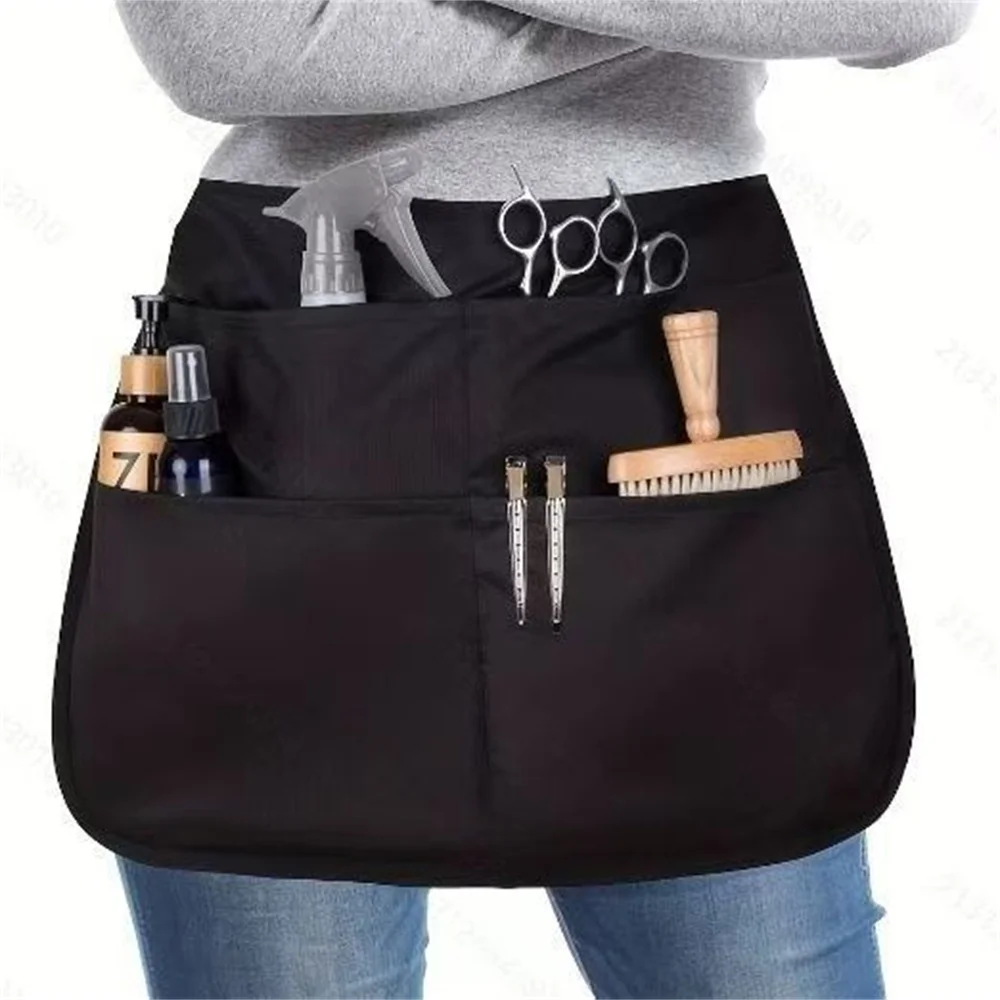 Apron With Pockets Practical Hairdresser Apron Barber Apron Multi-Function For Cafe Restaurant Garden