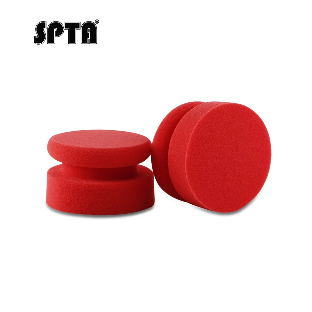 

(Single Sale) SPTA Hand Waxing Sponge Rubbing Compound Applicator Car Beauty Waxing Pad Auto Paint Care Polishing Sponge Pad