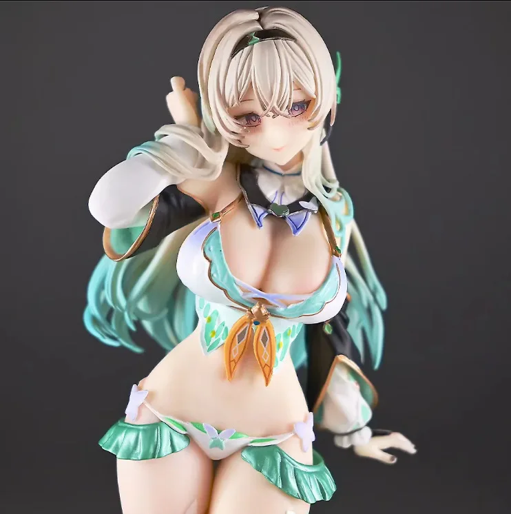 

Spot Beautiful Girl Swimsuit Star Dome Railway Firefly Standing posture Model Handmade Ornament Box gift