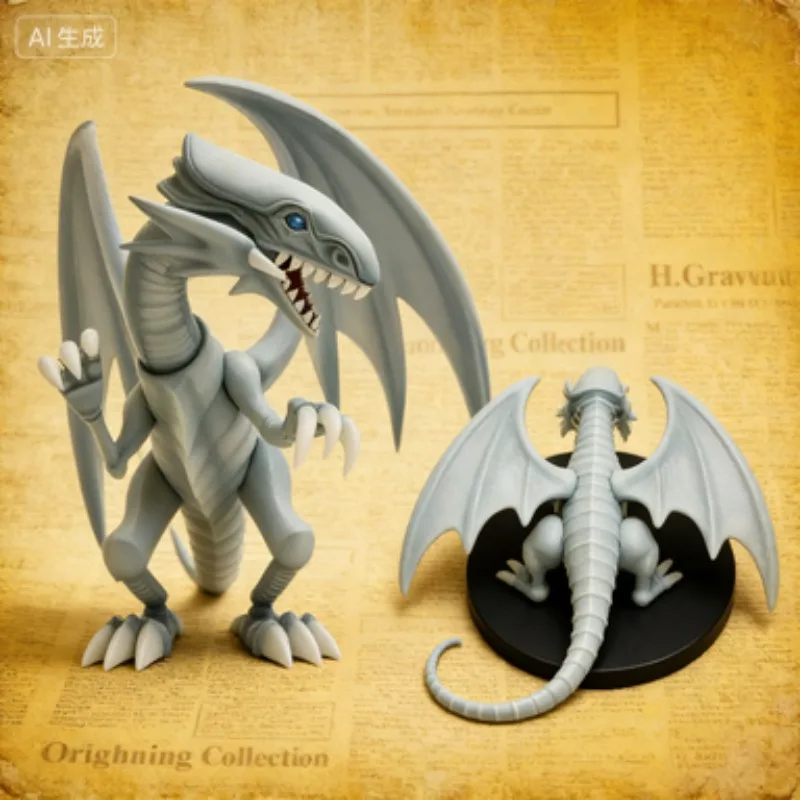 

Spot SaleBandai Original KONAMI Monsters Blue-Eyed White Dragon Yu-Gi-Oh! Anime Figure Action Figurine Toys PVC Mol Collection D