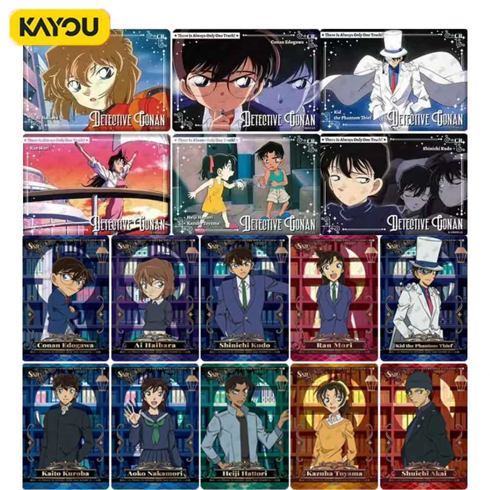 Genuine KAYOU Detective Conan Insight Vol.6 Booster Pack Japanese Mystery Anime Rare SSR SR Foil Collectible Trading Cards