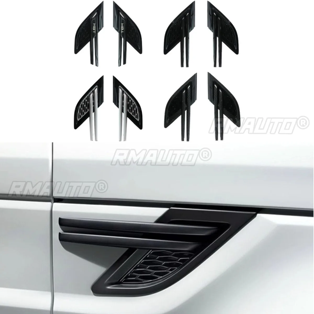 

Leaves Board Side Air Outlet Trim Air Grille Intake Vent Trim Chin Body Kit For Range Rover Sport 2014-2017 Car Accessories