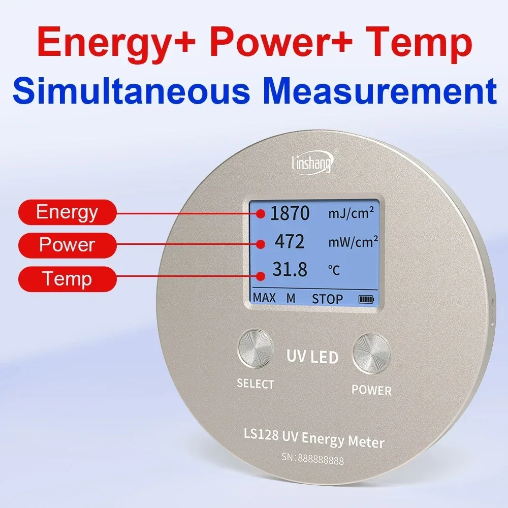 NEW Promotion LS128 Radiometer Uva Led Intensity Measurement Device Uv Energy Meter for Curing Machine