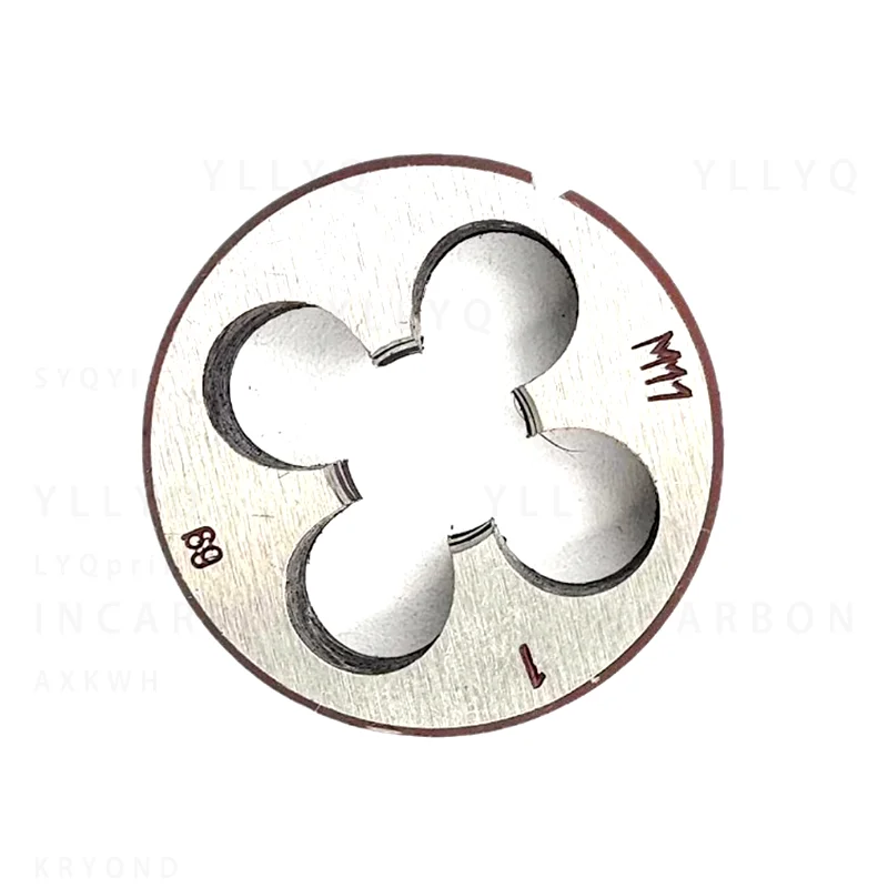 HSS 1PCS Metric Thread Right Left Round Die M8 M9 M10 M11 X1.5 X1.25 X1 X0.75 X0.5 Screw Threading Dies