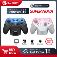 Gamesir Super Nova T4N Nova Pro Wireless Controller Bluetooth Gamepad Hall Effect Joysticks for PC Nintendo Switch Android iOS