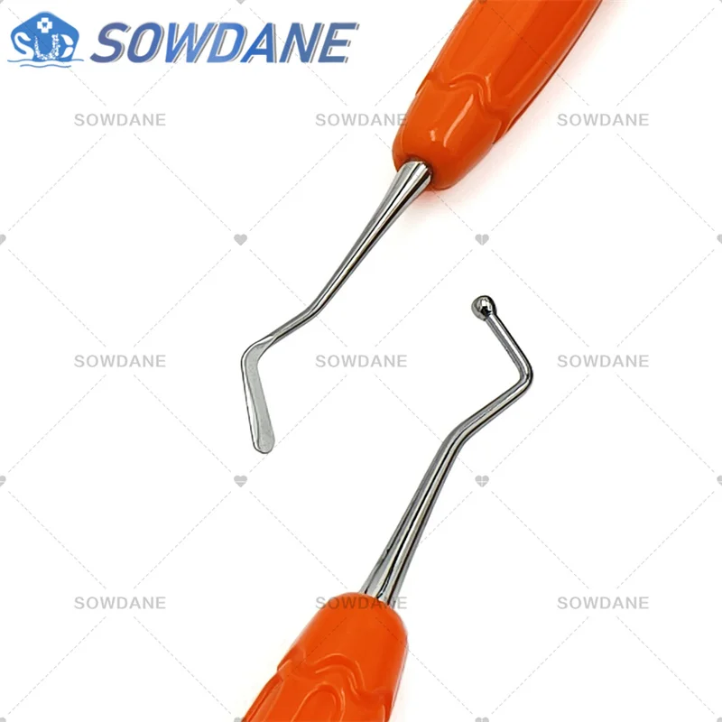 

Autoclavable New Dental Composite Filling Tool Silicon Handle Resin Composite Spatula Plastic Double Ends Ball Tip Autoclavable