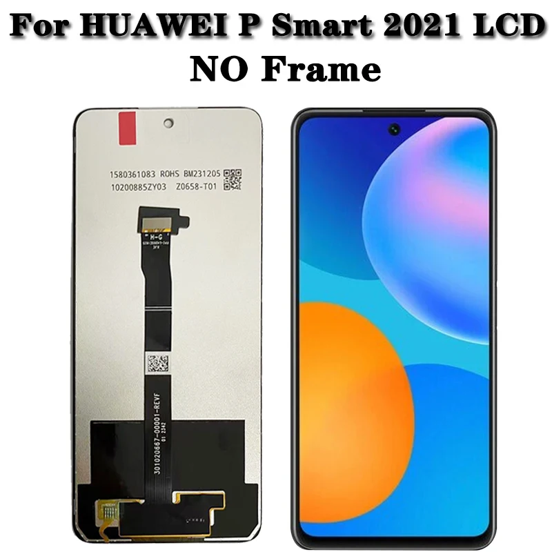 Tested For Huawei P Smart 2021 LCD Display Touch Screen Digitizer Assembly For Honor 10X X10 Lite Y7A LCD PPA-LX3,LX1,LX2