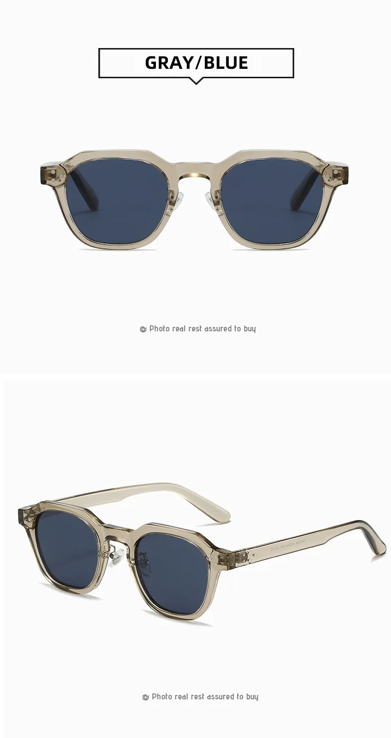 Retro Polarized Sunglasses Men Ultralight TR90 Frame Polygon Women Sun Glasses Outdoor High Quality Travel Eyewear Gafas De Sol