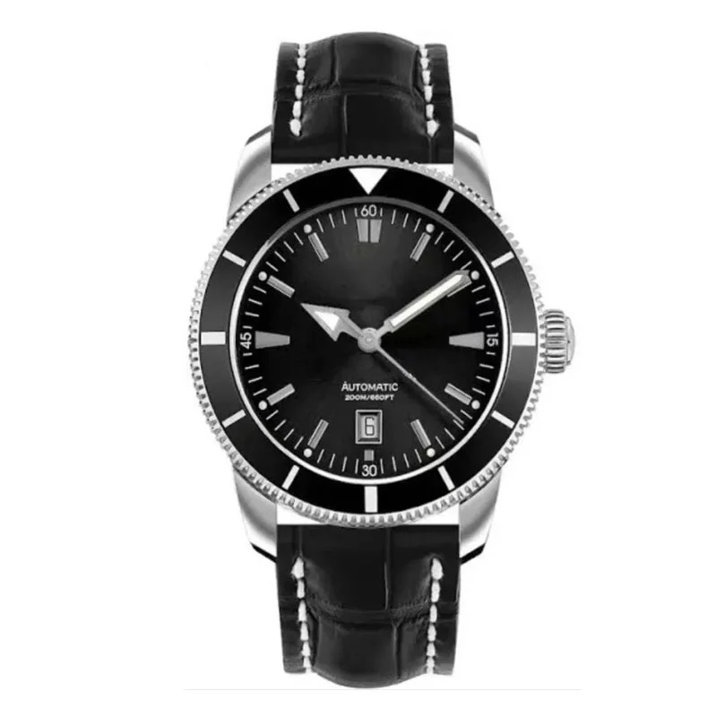 New Men's Watch Super Ocean Automatic Mechanical Watch Ceramic Bezel Rubber Luxury Watch Automatic Watch Men Mens Watch