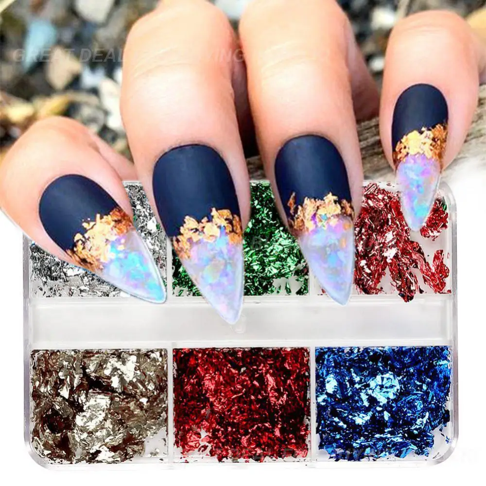 Unique Accessories Advantageous Goldfoil Hot-selling Functional Nail Art Nail Art Designs Buzzing Escalating Cross-border Rising