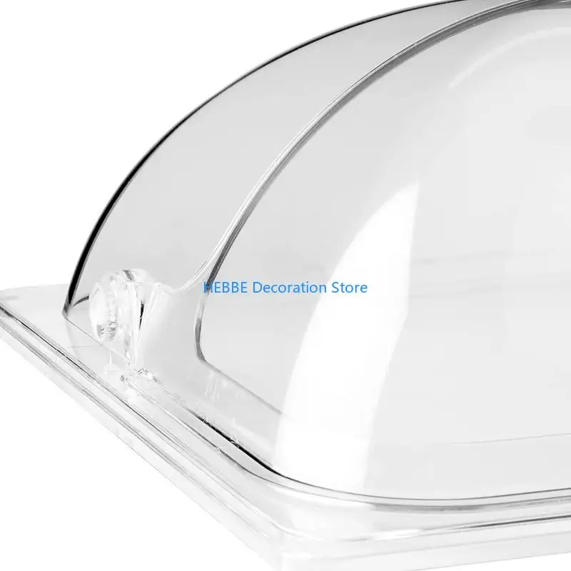 B0KC Rectangular Kitchen Dust Cover for Cake Break 13x10.6inch Dome Cover