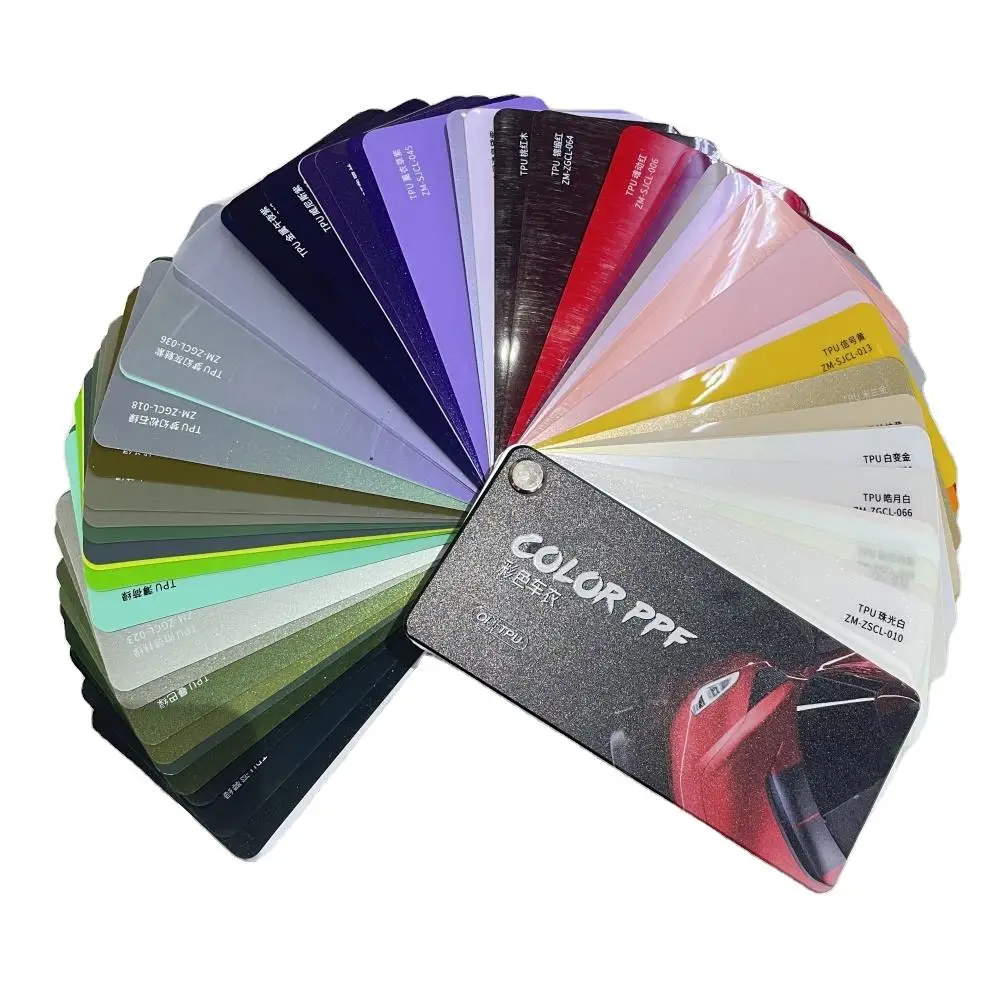 

Fancy Series 9.5mil TPU PPF Colored Car Wrap Film Color-Changing Car Styling for Stylish Decoration and Protection