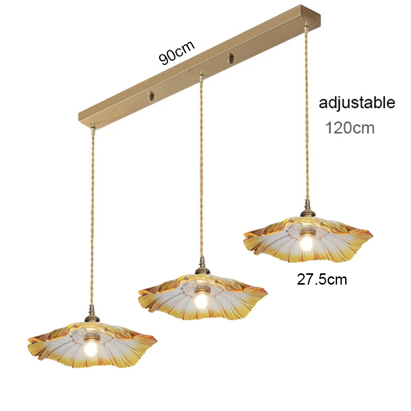 Multi-stijl groene glazen hanglamp eetkamer vintage plafondlamp glazen lampenkap moderne kroonluchter keukeneiland