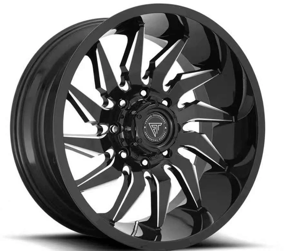 

Classic Gloss Black With Milled Accents Customized Forged Car Rim 18 19 20 21 22 Inch Car Wheel For Land Rover SUV Sport Rims