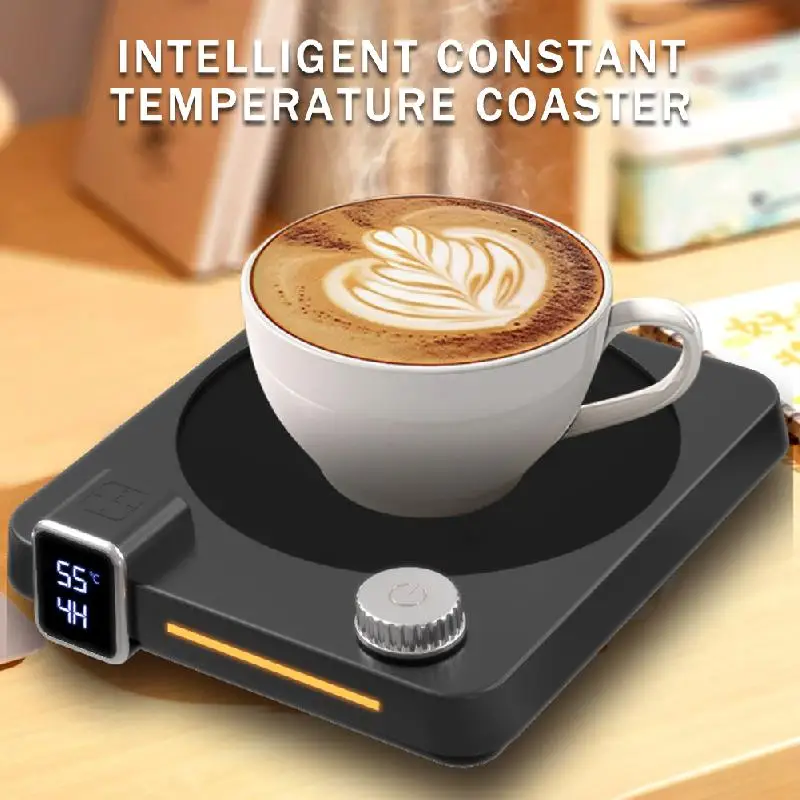 Coffee Cup Heater Coffee Heating Pad Timed Heating Coasters 9 Speed Thermostat Coasters Are Suitable For Hot Drinks