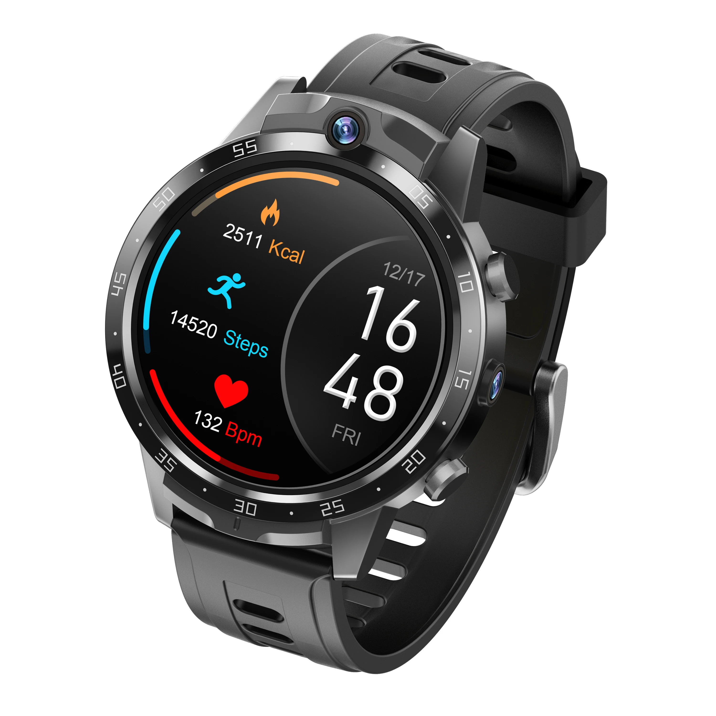 New custom Logo phone Smartwatch NFC waterproof 650mAh large battery SIM card sport gps SOS Video wifi 4g smart watch