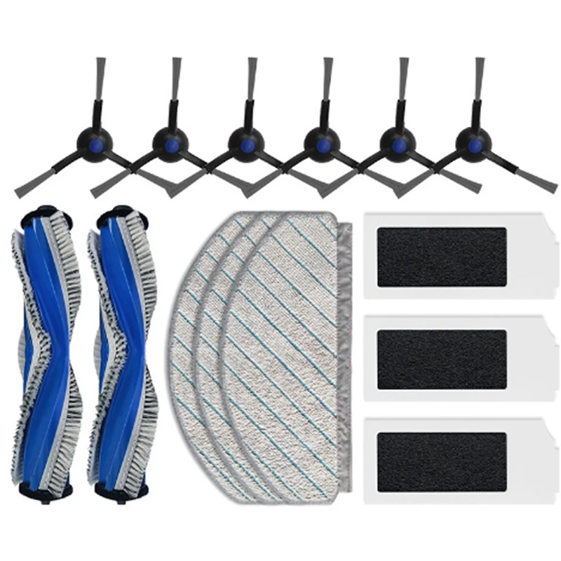 

Applicable To Robot Vacuum Cleaner N20 PRO/FAMILY Accessories Filter Cloth Main Brush Side Brush Replacement Accessories-A12K