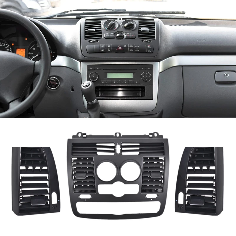 

Air Conditioning Air Outlet Panel Front Air Outlet Grille Car Accessorie For Mercedes Benz Vito Viano W636 W639 2004-2015