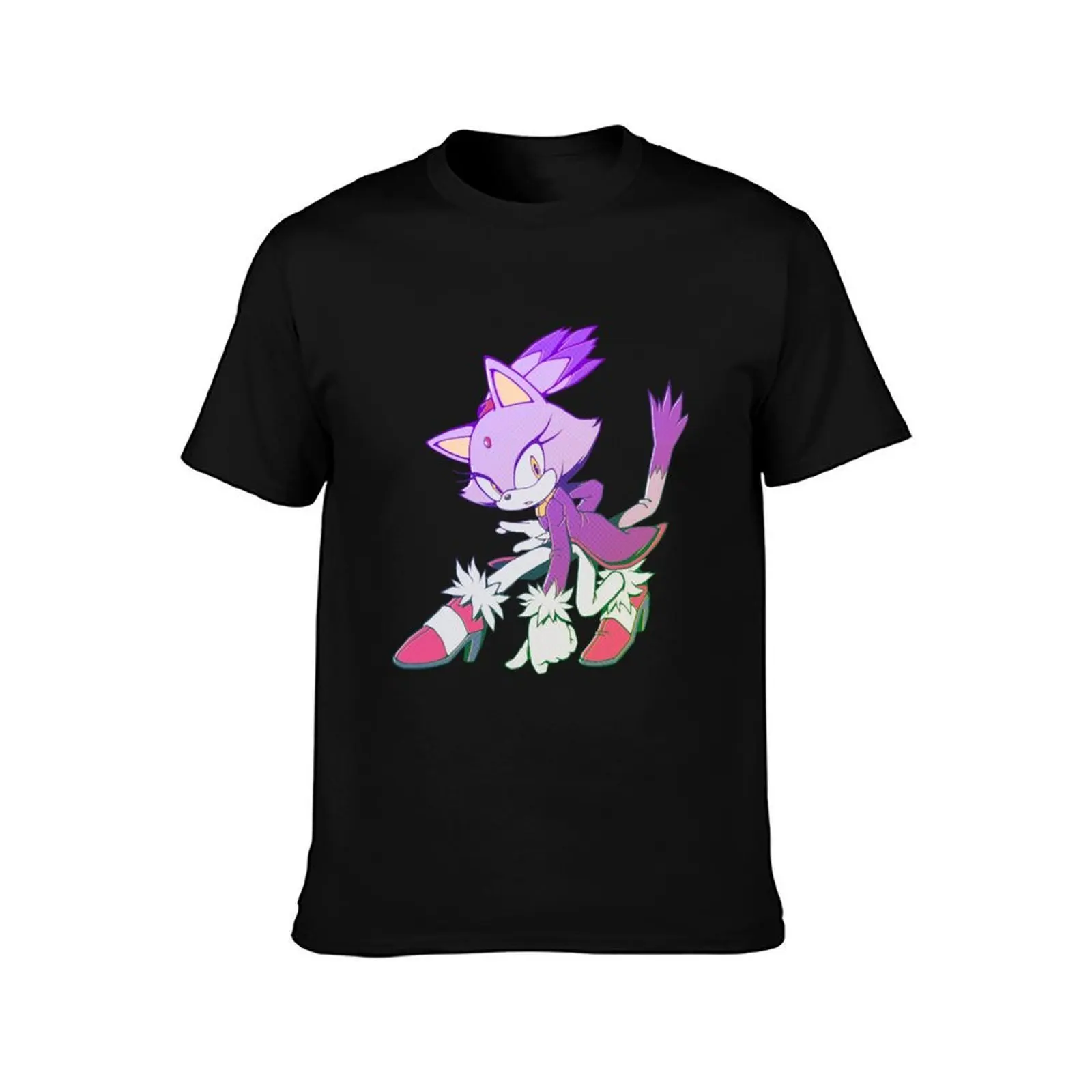blaze 2020 T-Shirt, Summer Casual Cotton Tee, Oversized Streetwear Tops, Vintage Graphic Print, Loose Fit Short Sleeve