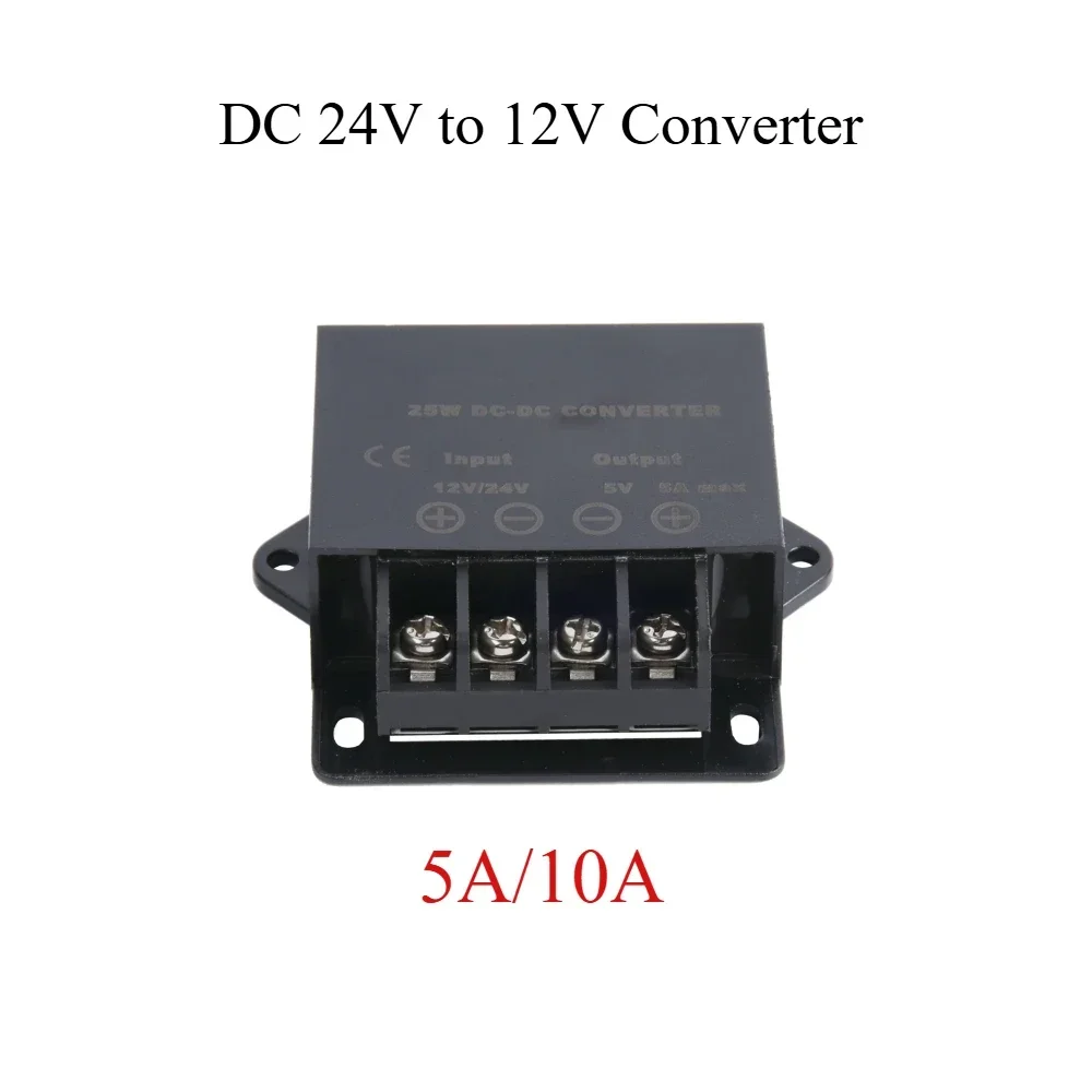 

24V to 12V 5A 10A Mini DC Power Converter IP68 Protection Buck Regulator Reducer Step Down Voltage Supply Module For Auto Car