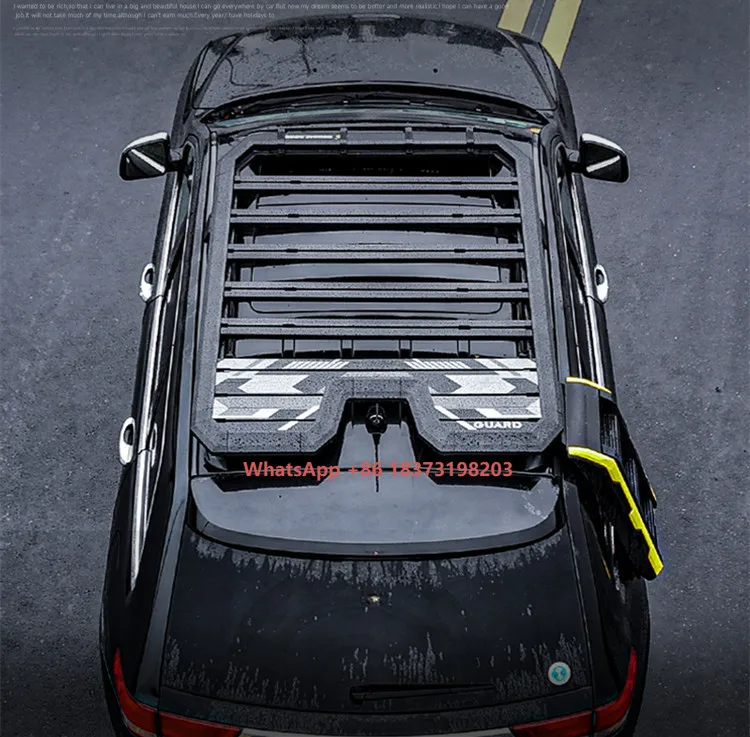 

For Grand Cherokee High Quality Aluminum Luggage Cargo Carrier Matte Black Roof Rack