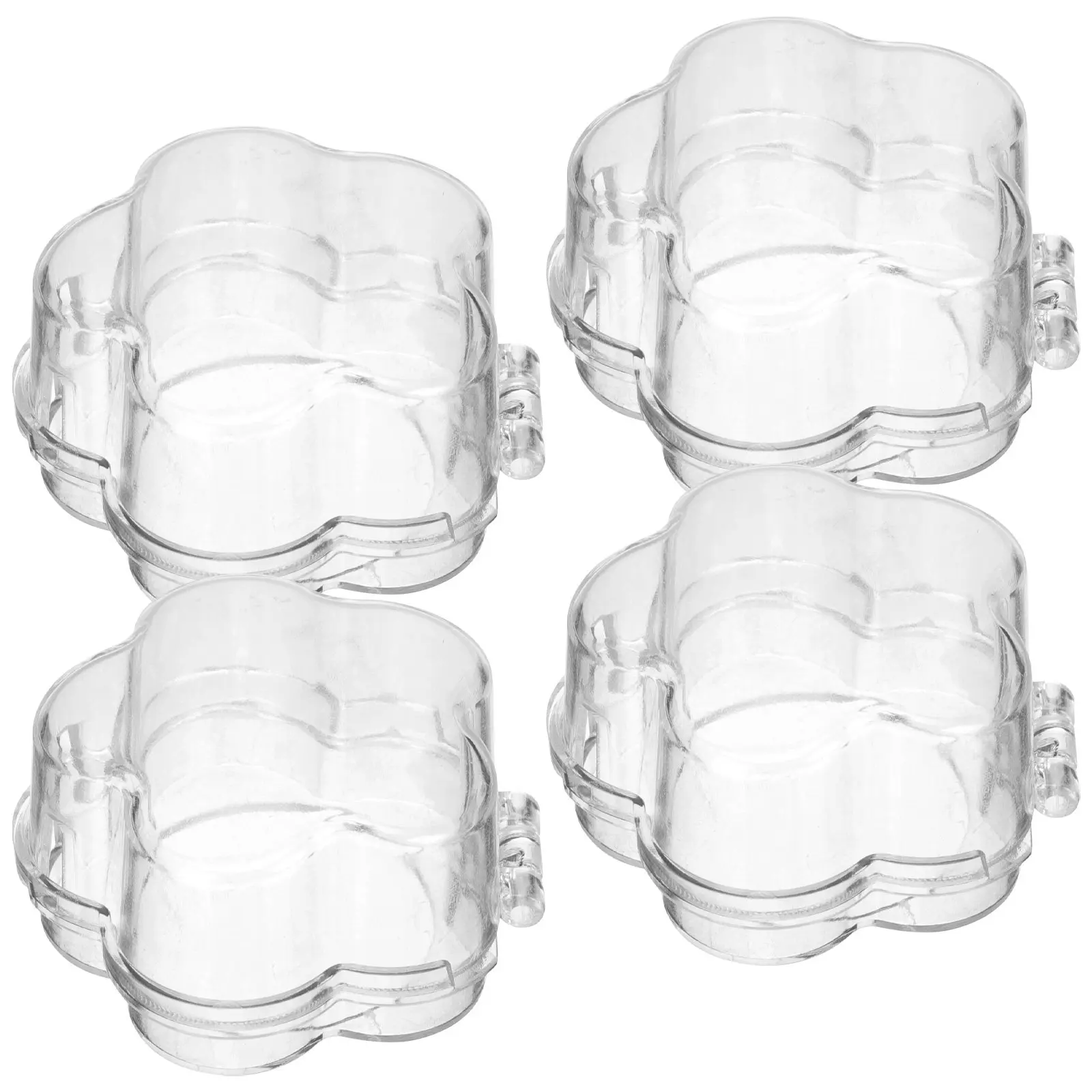 

4Pcs Stove Knob Covers Child Safety Plastic Gas Stove Baby Proof Control Knob Covers Oven Lock High Temperature Resistant