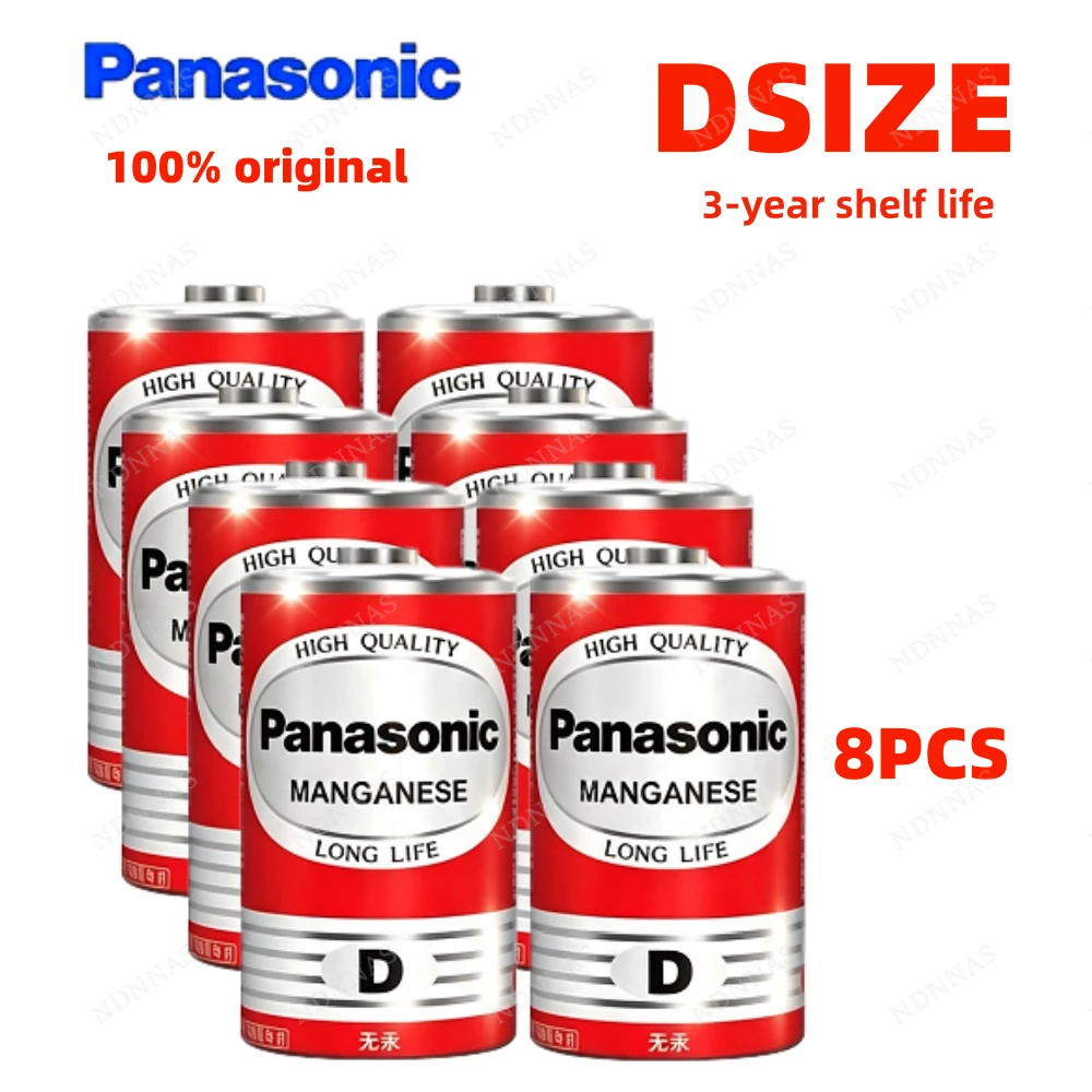 NIEUWE Panasonic 9V 6F22 AAA AA C D R03 R6 R14 R20 Droge Batterijen Voor Rookmelder Multimeter Metaaldetector Deurbel Walkie Talkie
