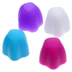 4Pcs Toothpaste Cap Covers Self Sealing Toothpaste Pump Dispenser Paste Squeezer Toothpaste Caps Household Bathroom Supplies