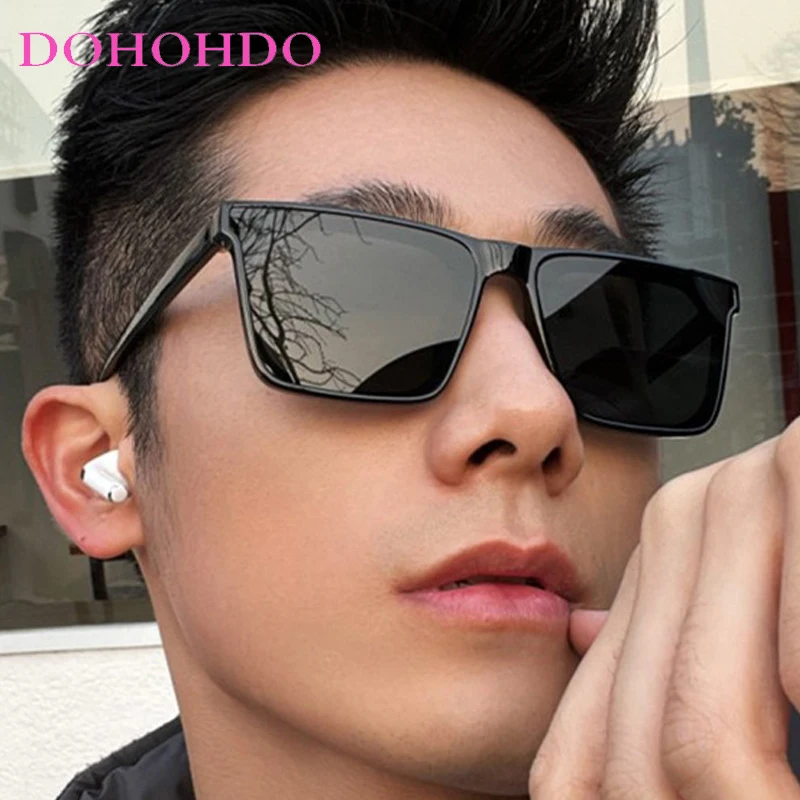 

Fashion Trendy Sunglasses Men's Driving Anti-UV Sunglasses Square Shape Ladies Long Frame Sunglasses Goggles Gafas De Sol Hombre