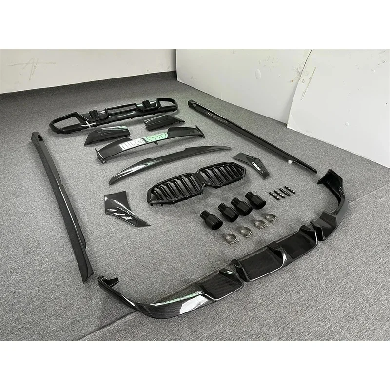 Yatilans Selected Durable Car Parts LD Style Carbon Fiber Body Kit G0 X XM Hood Front Lip Rear Diffuser Spoiler