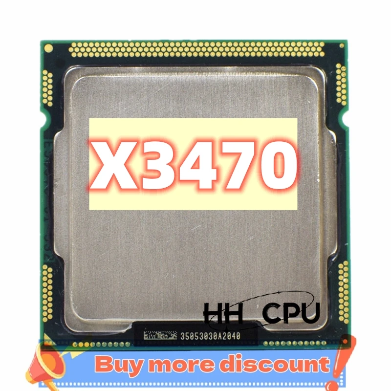 Xeon X3470 2.933 GHz Quad-Core Eight-Thread 95W CPU Processor 8M 95W LGA 1156