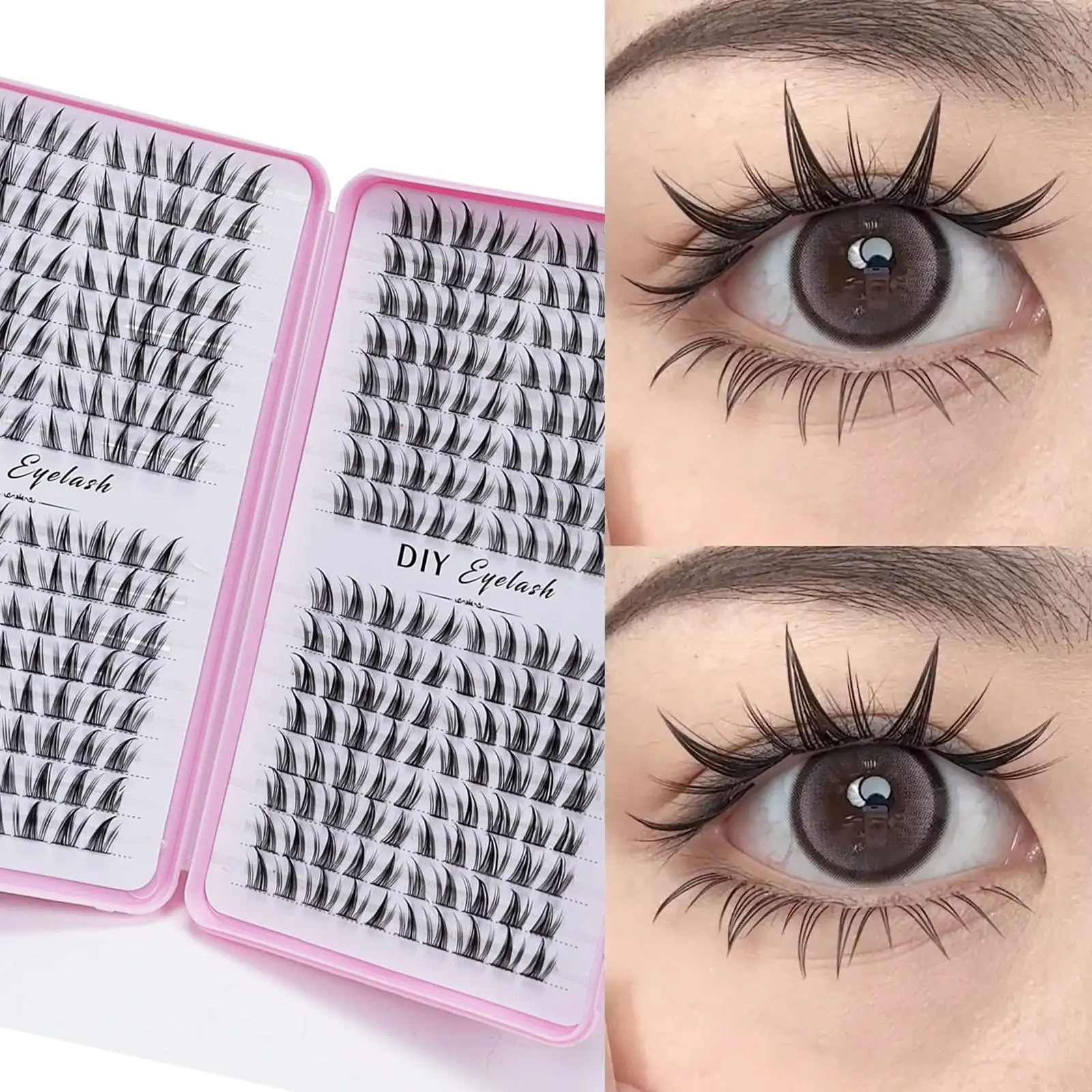 Multi Style 320 Piece False Eyelash Set: Suitable for Role-Playing, Comics, Natural and crossover Styles
