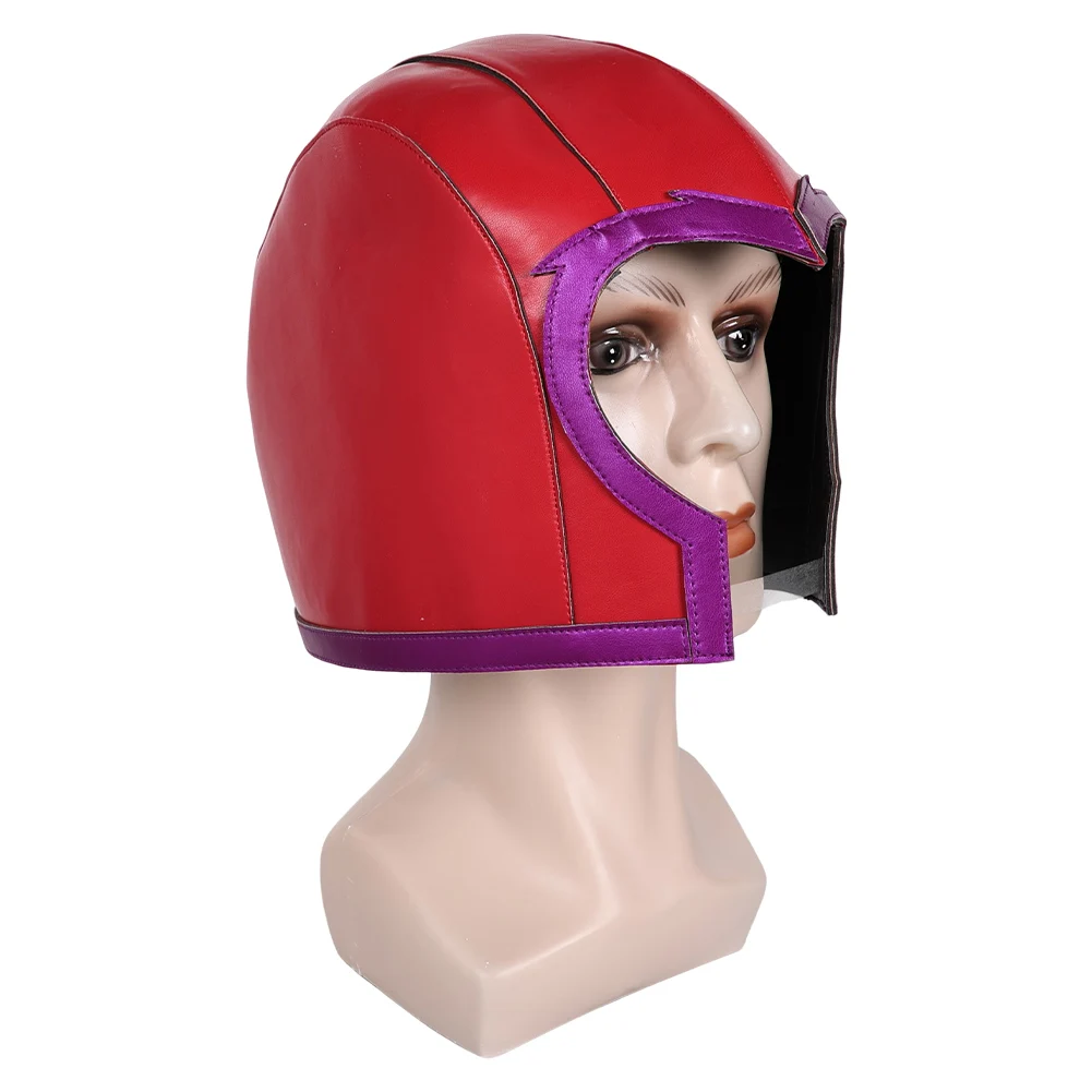 Hełm Magneto Cosplay nakrycia głowy film Super złoczyńca X Roleplay akcesoria kostiumowe maski stroje męskie impreza z okazji Halloween garnitury rekwizyty