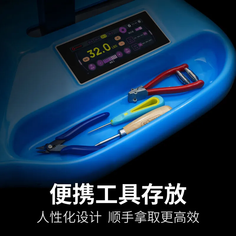 Feather pat threading and winding machine Computer automatic constant force wire drawing machine